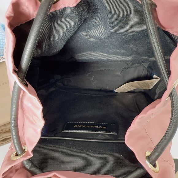 Burberry Small Rucksack Crossbody Backpack Mauve Pink Authentic Limited Edition main image 10